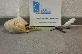 Hauptzollamt Osnabrück: HZA-OS: Drogenkurier auf Fahrrad gestoppt; Osnabrücker Zoll stellt nach missglücktem Fluchtversuch Heroin sicher