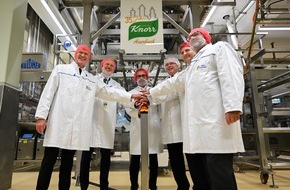 Unilever Deutschland GmbH: 35 Jahre Knorr-Werk Auerbach: Investition in Wachstumssegmente / Einweihung neuer Produktionslinie