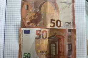 Polizeiinspektion Göttingen: POL-GÖ: (313/2025) "This is note for legal use. Its to be used for motion probs." - Unbekannte verteilen "Filmgeld" in Osterode, Polizei warnt vor falschen 50 Euro Scheinen