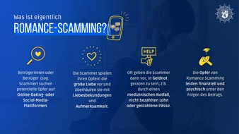 Polizeipräsidium Trier: POL-PPTR: Romance-Scamming: Hinter vermeintlicher Liebe lauert Betrug