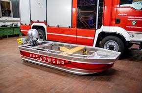 Freiwillige Feuerwehr Finnentrop: FW Finnentrop: Neues Rettungsboot
