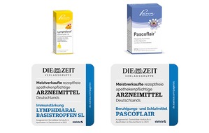 Pascoe Naturmedizin: Zwei Pascoe-Arzneimittel unter den meistverkauften in der Apotheke