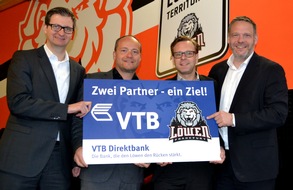 VTB Direktbank: VTB Direktbank verlängert Engagement als Hauptsponsor der Löwen Frankfurt