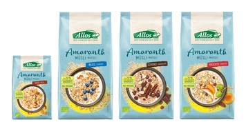 Allos Hof-Manufaktur: Produktrückruf: Allos Amaranth Basis Müsli 1,5 Kg, Allos Amaranth Früchte Müsli 1,5 Kg, , Allos Amaranth Schoko Müsli 1,5 Kg, Allos Amaranth Nuss Müsli 375g