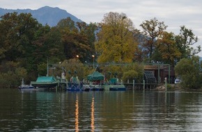 THW Landesverband Bayern: THW Bayern: THW &uuml;bt &Ouml;lwehr am Chiemsee