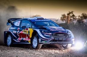 Ford-Werke GmbH: Rallye Spanien: Titelverteidiger Sébastien Ogier ist mit dem Ford Fiesta WRC zurück an der Tabellenspitze (FOTO)