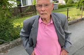 Kreispolizeibeh&ouml;rde Soest: POL-SO: &Ouml;ffentlichkeitsfahndung nach vermisstem 86-J&auml;hrigem