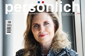 persönlich Verlags AG: "persönlich" September-Ausgabe, ab sofort am Kiosk erhältlich