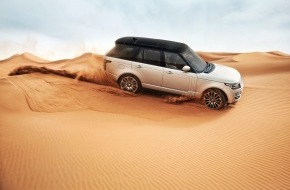 Land Rover: Weltweit erstes SUV mit leichter Alukarosserie an der Paris Motorshow: Neuer Range Rover - Luxus und Fahrspass in neuer Dimension