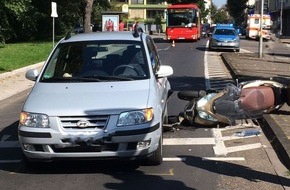 Polizeipräsidium Koblenz: POL-PPKO: Motorradfahrer bei Unfall schwer verletzt