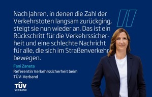 TÜV-Verband e. V.: TÜV-Verband warnt: Neue Unfallzahlen sind Alarmsignal
