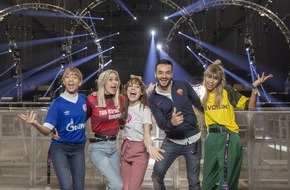 RTLZWEI: Moderations-Quintett spielt sich warm - Countdown zum großen THE DOME-Comeback