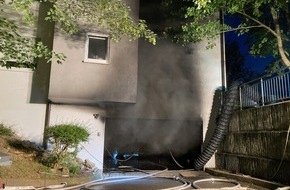 Kreisfeuerwehrverband Calw e.V.: KFV-CW: Millionenschaden nach Großbrand in Tiefgarage - Keine Verletzten - Intensiver Atemschutzeinsatz