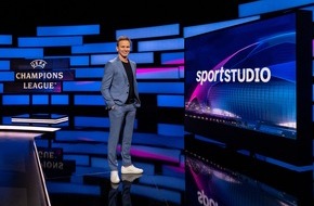 ZDF: Achtelfinalspiele bei "sportstudio UEFA Champions League" im ZDF