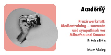 dpa-Akademie: Medientraining: Souver&auml;n und sympathisch vor Mikrofon und Kamera / Eine Inhouse-Schulung der news aktuell Academy