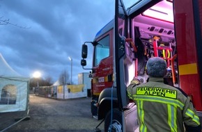 Freiwillige Feuerwehr Alpen: FW Alpen: Sicherheitswache bei Büttensitzung