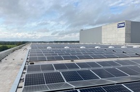 MaxSolar GmbH: Energy Partners GmbH schließt drittes Photovoltaikprojekt auf JYSK Logistikzentrum ab