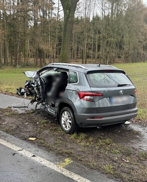 POL-ROW: ++ Schwerer Verkehrsunfall auf der B71 zwischen Brüttendorf und Wehldorf - ein tödlich Verletzter und zwei Schwerverletzte ++