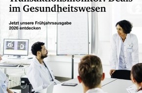 PricewaterhouseCoopers GmbH: Insolvenzen und Private Equity pr&auml;gten 2025 den M&A-Markt im Gesundheitswesen