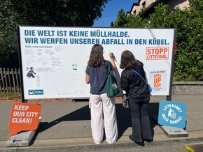 Medienmitteilung: «Zürcher Knabenschiessen: Abfall im Visier»