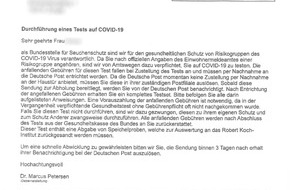 Polizei Gütersloh: POL-GT: Neue Betrugsmasche - Polizei warnt vor falscher "Bundesstelle für Seuchenschutz"