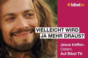 Bibel TV: Ostern feiern mit Bibel TV / Die Geschichte Jesu Christi steht im Zentrum des Programms - und der großen Osterkampagne:  "Jesus treffen. Jederzeit. Auf Bibel TV - vielleicht wird ja mehr draus!".