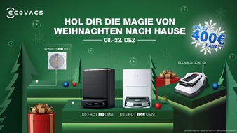 ECOVACS Europe GmbH: Clever schenken mit ECOVACS / Ein smarter Guide für stressfreie und saubere Festtage