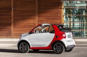 smart: Sommer in der Stadt mit dem neuen smart fortwo cabrio