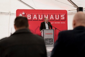 BAUHAUS feiert Richtfest in Mannheim-Columbus