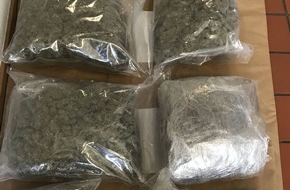 Polizeipräsidium Aalen: POL-AA: Gemeinsame Pressemitteilung der Staatsanwaltschaft Heilbronn, Außenstelle Schwäbisch Hall und des Polizeipräsidiums Aalen / Fichtenberg: 13 Kilogramm Marihuana sichergestellt