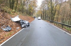 Polizeidirektion Pirmasens: POL-PDPS: Verkehrsunfall mit schwerverletzter Person