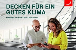 Zehnder Group Deutschland GmbH: Zehnder Pressemitteilung: Klimadecken entdecken