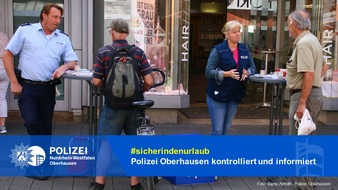 Polizeipräsidium Oberhausen: POL-OB: Ferienreiseverkehr: Polizei Oberhausen kontrolliert und informiert