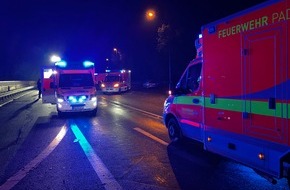 Feuerwehr Paderborn: FW Paderborn: Verkehrsunfall Kreuzung Residenzstraße / Münsterstraße
