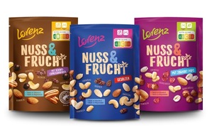The Lorenz Bahlsen Snack-World GmbH & Co KG Germany: Presseinformation: Lorenz erfindet seine Nuss & Frucht Range neu