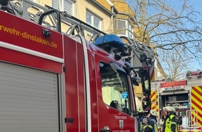 Feuerwehr Dinslaken: FW Dinslaken: Zimmerbrand in der Innenstadt