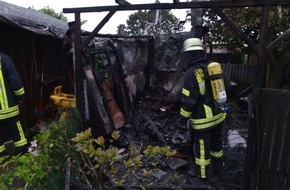 Polizei Minden-Lübbecke: POL-MI: Polizei sucht Zeugen nach Brand in Kleingartenanlage