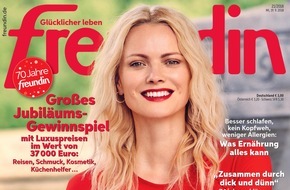 freundin: Das Frauenmagazin Freundin feiert Jubiläum: Sieben Jahrzehnte Themen, die das Leben glücklicher machen