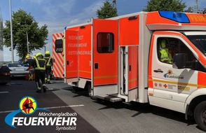Feuerwehr Mönchengladbach: FW-MG: Rettungshubschrauber in Eicken im Einsatz