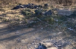 Polizeipräsidium Mittelhessen - Pressestelle Lahn - Dill: POL-LDK: Illegal Müll entsorgt+Unfallflucht in Katzenfurt+Zeugenaufruf nach Hundebiss+