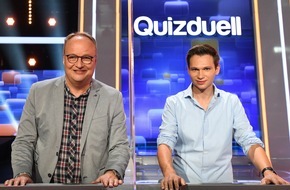 ARD Das Erste: Das Erste / "Quizduell-Olymp" gegen "heute-show": Oliver Welke und Fabian Köster bei Jörg Pilawa am Freitag, 12. Februar 2021, 18:50 Uhr im Ersten