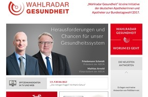 ABDA Bundesvgg. Dt. Apothekerverbände: "Wahlradar Gesundheit": Jetzt online die Wahlkreiskandidaten für den Bundestag suchen