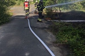 Feuerwehr Dortmund: FW-DO: Flächenbrand auf einem stillgelegten Firmengelände