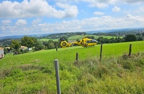 Freiwillige Feuerwehr Breckerfeld: FW-EN: Rauchentwicklung in Industriegebäude und Landeplatzsicherung