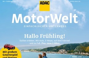 ADAC: Einfach weiter lesen: Die neue ADAC Motorwelt / Premium-Magazin mit vielfältigen Mobilitätsthemen ab 5. März abholbereit