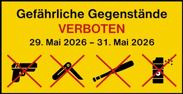 Bundespolizeidirektion M&uuml;nchen: Bundespolizeidirektion M&uuml;nchen: Erneut tempor&auml;res Mitf&uuml;hrverbot f&uuml;r gef&auml;hrliche Gegenst&auml;nde an f&uuml;nf bayerischen Bahnh&ouml;fen