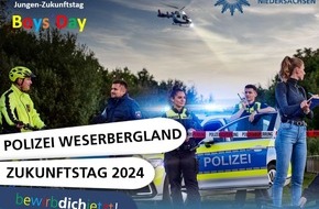 Polizeiinspektion Hameln-Pyrmont/Holzminden: POL-HM: Zukunftstag 2024 bei der Polizeiinspektion Hameln-Pyrmont/Holzminden
