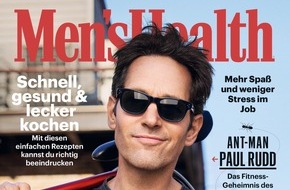 Motor Presse Hamburg MEN'S HEALTH: Paul Rudd bei Men's Health: "Es war diesmal viel schwieriger, wieder in Form zu kommen."