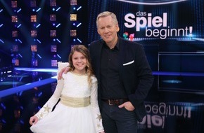ZDF: "Das Spiel beginnt! - Die große Show von 3 bis 99" im ZDF /  Johannes B. Kerner und Faye Montana präsentieren zweite Ausgabe der Familienshow (FOTO)