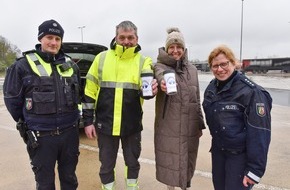 Kreispolizeibehörde Märkischer Kreis: POL-MK: sicher.mobil.leben: Kaffee für Brummi-Fahrer